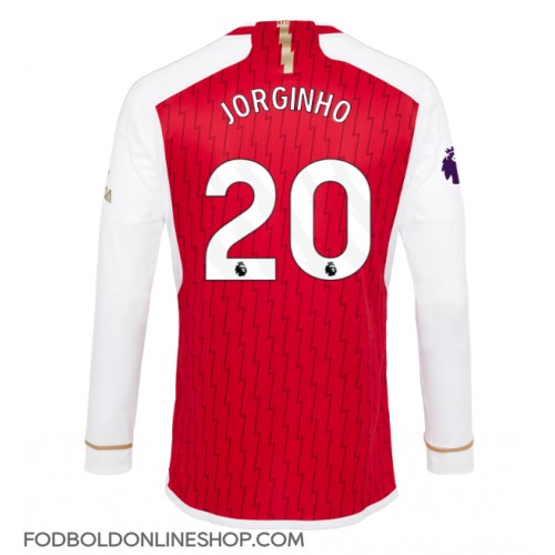Arsenal Jorginho Frello #20 Hjemmebanetrøje 2023-24 Langærmet